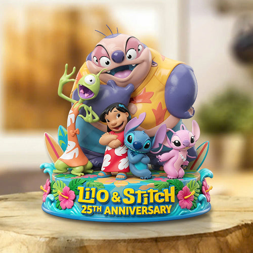 Lilo and Stitch 25th Anniversary Custom Shape Acrylic Plaque – TMTHU7035