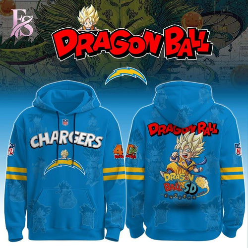 Los Angeles Chargers Dragon Ball Hoodie