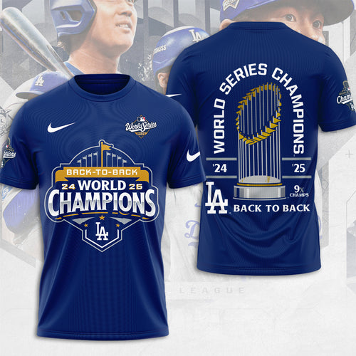 Los Angeles Dodgers World Series 2025 3D Apparel – TANTN18169
