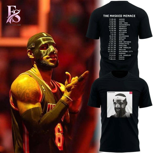 Los Angeles Lakers LeBron Masked Menace T-shirt