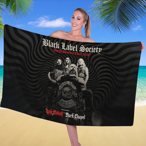 Black Label Society Rectangle Beach Towel – MAITM14346
