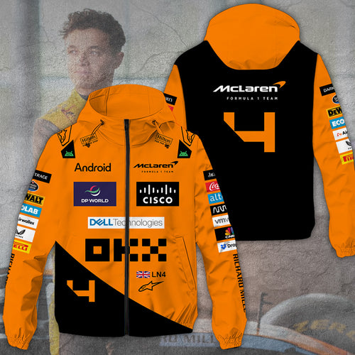 Mclaren x Lando Norris 3D Windbreaker Jacket – TANTN 8028