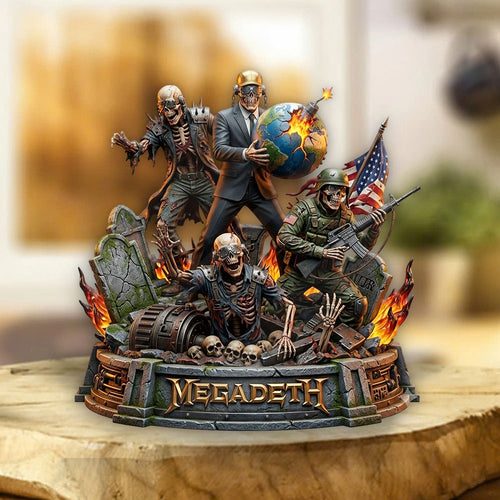 Megadeth Custom Shape Acrylic Plaque – TMTHU6307