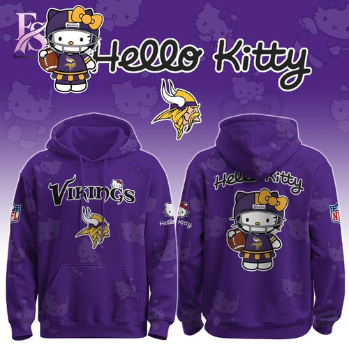 Minnesota Vikings Hello Kitty 2026 Hoodie