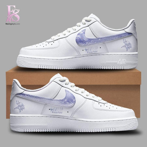 Minnesota Vikings Winter Warrior White Out Air Force 1