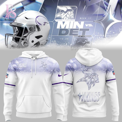 Minnesota Vikings Winter Warrior White Out Hoodie