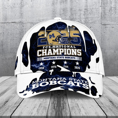 Montana State Bobcats Football 2025 National Champions Classic Cap – TANTN20779