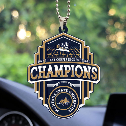 Montana State Bobcats Football Custom shape 2-sided Acrylic Car Ornament – TANTN20054