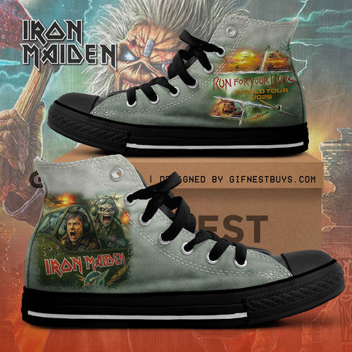 Iron Maiden High Top Canvas Shoes – NGHIAVT 2956.2