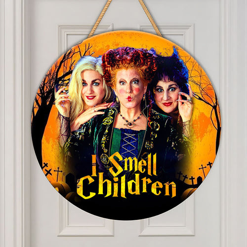 Hocus Pocus Round Wooden Sign – NGHIAVT5298