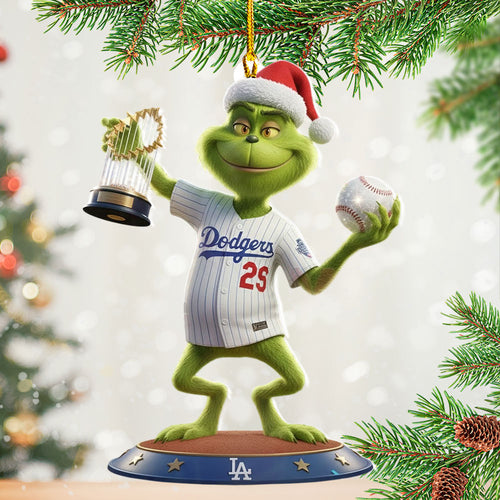 Los Angeles Dodgers 2025 Custom Shape 2-sided Acrylic Ornament โ NGHIAVT5744