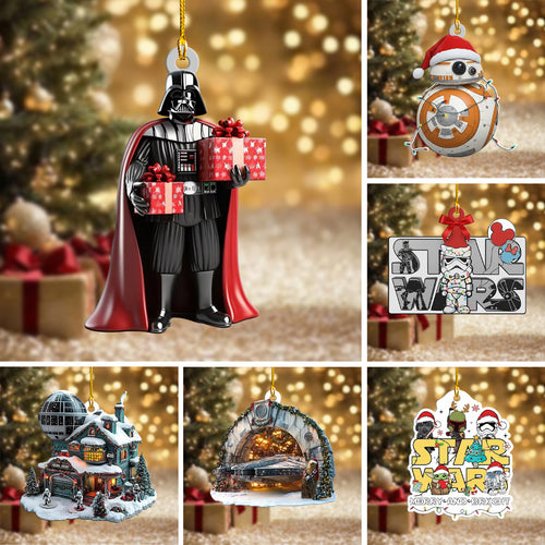 6PCS Star Wars Custom Shape 2-Side Printed Acrylic Ornament – NGHIAVT5826