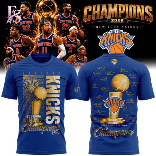 New York Knicks NBA Champions 2026 T-shirt