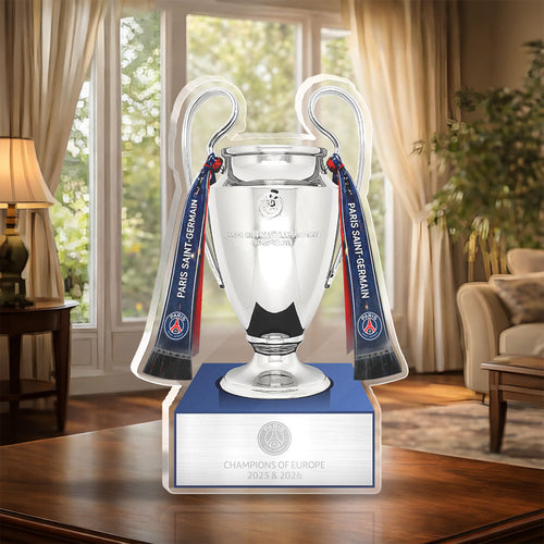 Paris Saint-Germain 25/26 Champions League Champions Custom Shape Acrylic Plaque – HOATT18341