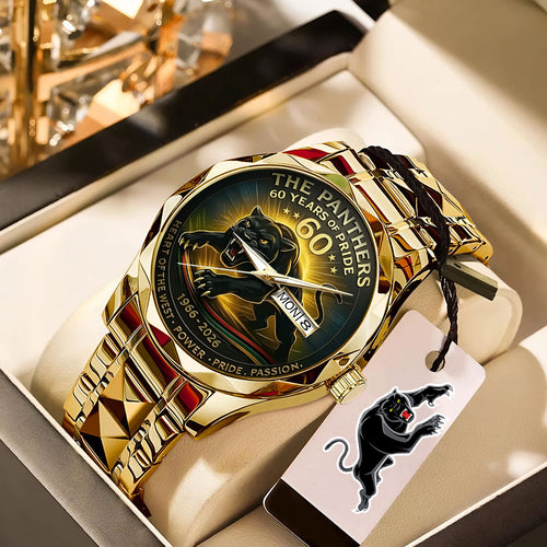Penrith Panthers 60th Anniversary Alloy Luxury Quartz Watch – TANTN17668