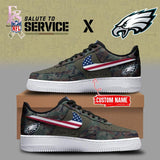 Philadelphia Eagles Salute to Service 2026 Air Force Shoes
