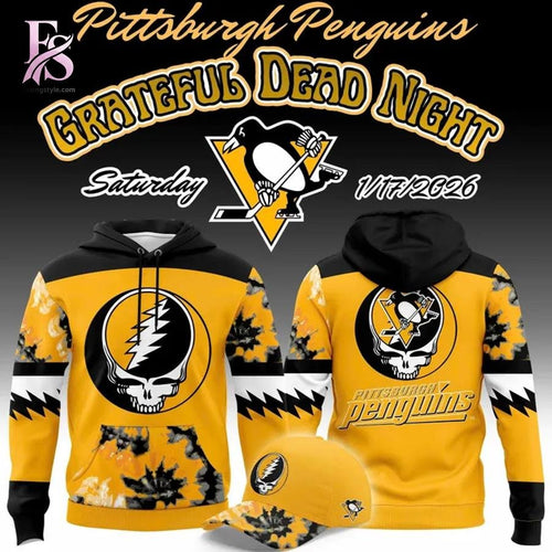 Pittsburgh Penguins 2026 Grateful Dead Hoodie