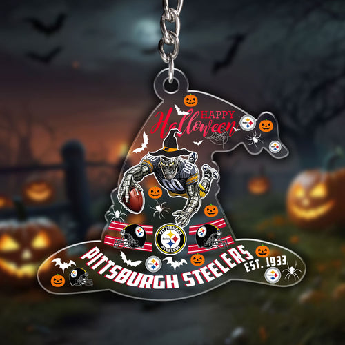 Pittsburgh Steelers Custom Shape 1-side Printed Acrylic Keychain – HOATT12990