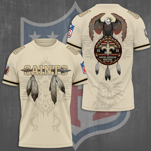 New Orleans Saints x Native American Heritage 3D Apparel – TMTHU979