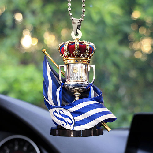 Real Sociedad Champions Copa del Rey 2026 Custom shape 2-sided Acrylic Car Ornament – TANTN22450