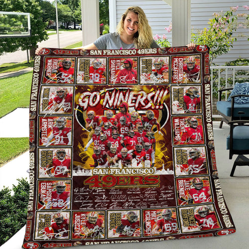 San Francisco 49ers Quilt Blanket – TANTN18437