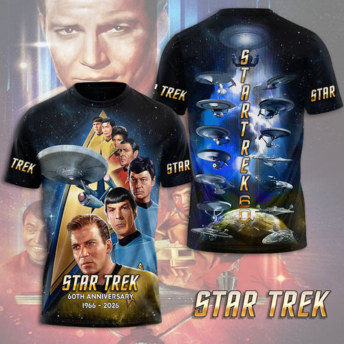 Star Trek 60th Anniversary 2026 3D Apparel – TMTHU4622