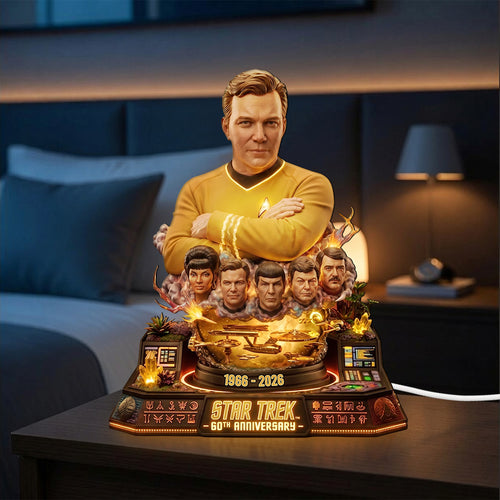 Star Trek 60th Anniversary 2026 Custom Shape Acrylic Light Box – TMTHU6624