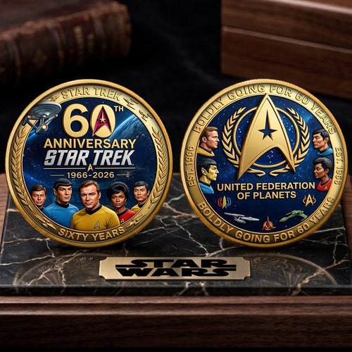 Star Trek 60th Anniversary 2026 Commemorative Coin – TMTHU6324