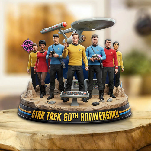 Star Trek 60th Anniversary 2026 Custom Shape Acrylic Plaque – TMTHU4712