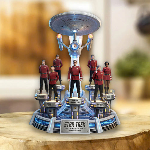 Star Trek 60th Anniversary 2026 Custom Shape Acrylic Plaque – TMTHU6645
