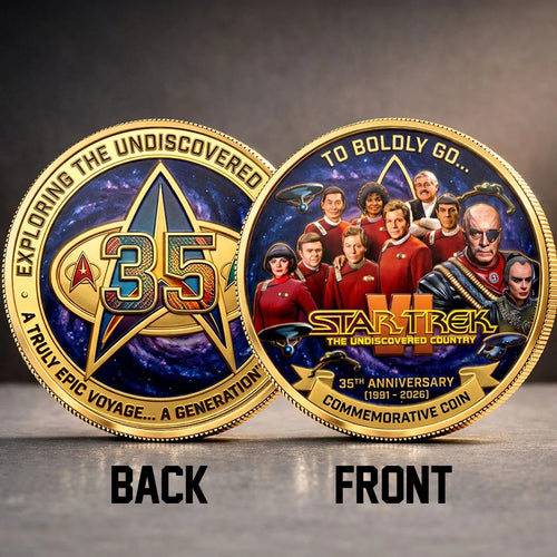 Star Trek VI: The Undiscovered Country 35th Anniversary Commemorative Coin – TMTHU9043