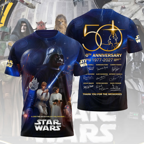 Star Wars 50th Anniversary 2027 3D Apparel – TMTHU5352