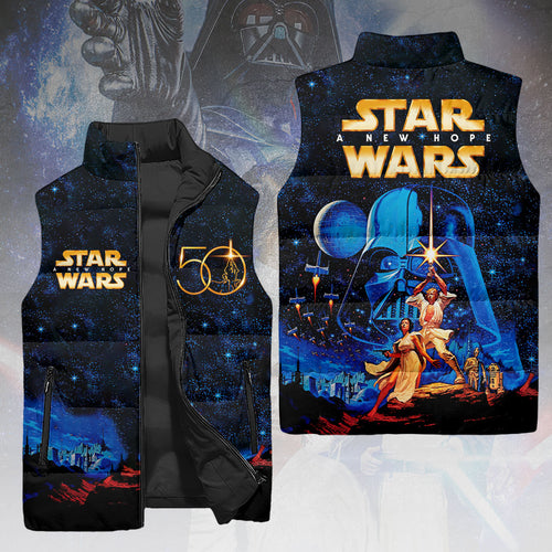 Star Wars 50th Anniversary 3D Sleeveless Down Jacket – HOATT14001