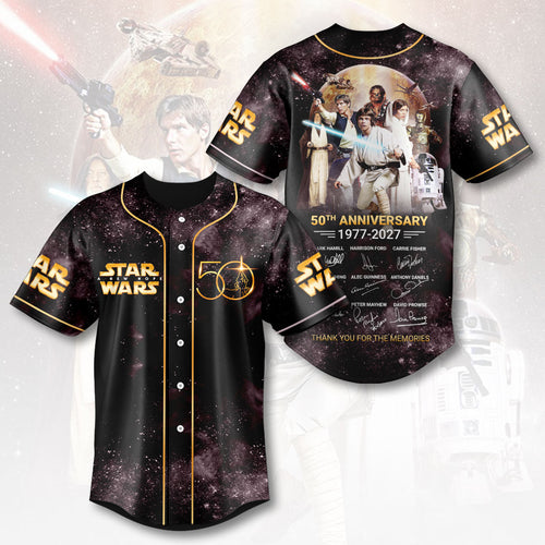 Star Wars 50th Anniversary Baseball Jersey – HOATT16565