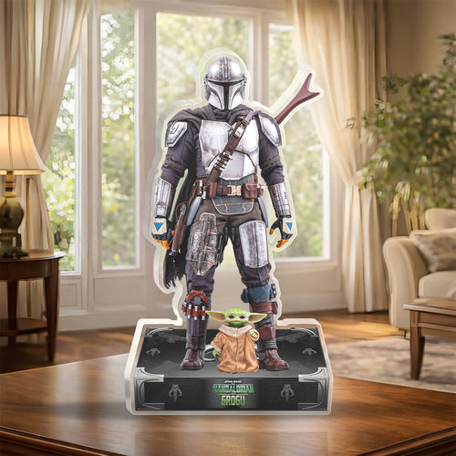 Star Wars: The Mandalorian and Grogu Custom Shape Acrylic Plaque – HOATT18127