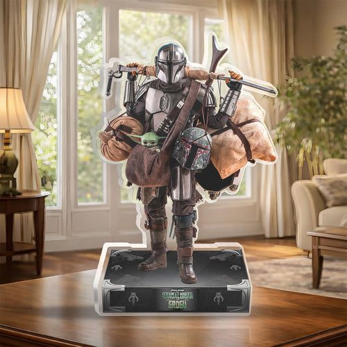 Star Wars: The Mandalorian and Grogu Custom Shape Acrylic Plaque – HOATT18128