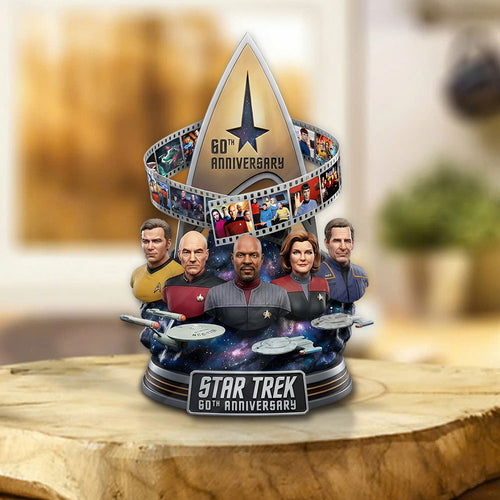 Star Trek 60th Anniversary Custom Shape Acrylic Plaque – TMTHU3968