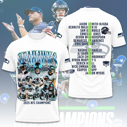 Seattle Seahawks 3D Apparel – TMTHU3484