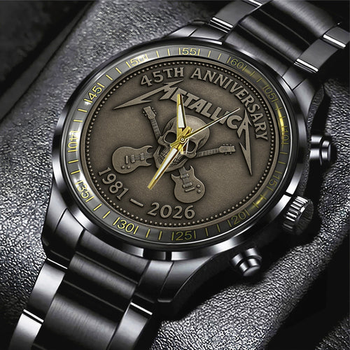 Metallica Black Stainless Steel Watch – TANTN 13816