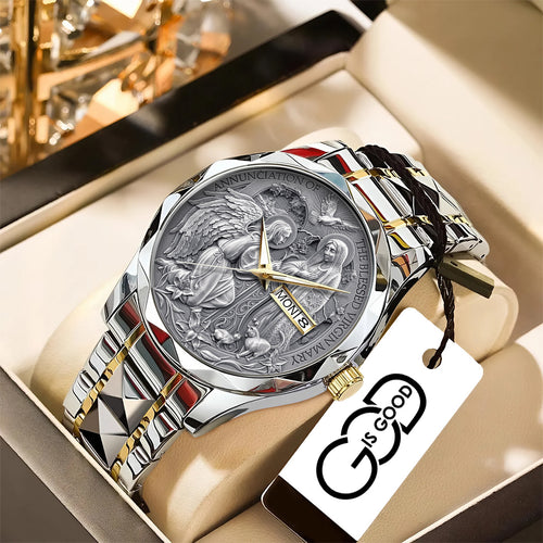 God Is Good Alloy Luxury Quartz Watch – TANTN 14582