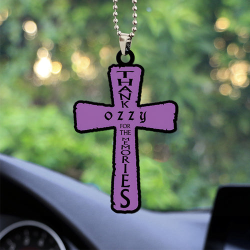 Ozzy Osbourne Custom Shape 2-sided Acrylic Car Ornament – TANTN 14772