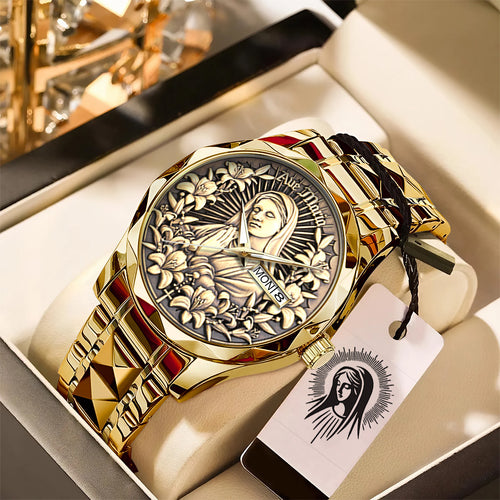 Maria Alloy Luxury Quartz Watch – TANTN 15179