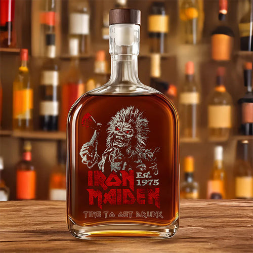 Iron Maiden 25oz Empty Whiskey Bottle – TANTN15394