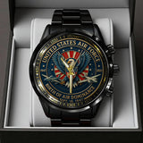 US Air Force Black Stainless Steel Watch – TANTN15885