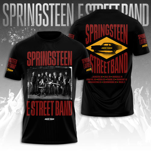 Bruce Springsteen x The E Street Band 2025 Tour 3D Apparel – TANTN16854