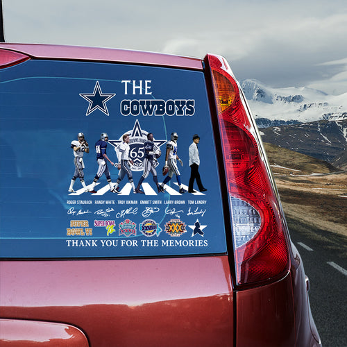 Dallas Cowboys 65th Anniversary 2025 3D Car Sticker – TANTN17053