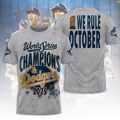 Los Angeles Dodgers World Series 2025 3D Apparel – TANTN18065