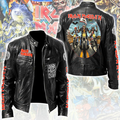 Iron Maiden Motorcycle Leather Jacket β TANTN18795