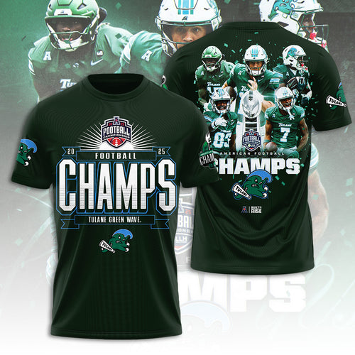 Tulane Green Wave Football 3D Apparel – TANTN19271