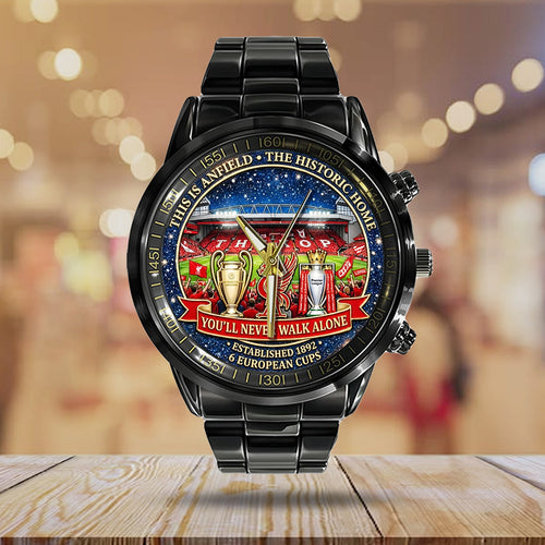 Liverpool FC Black Stainless Steel Watch – TANTN21268